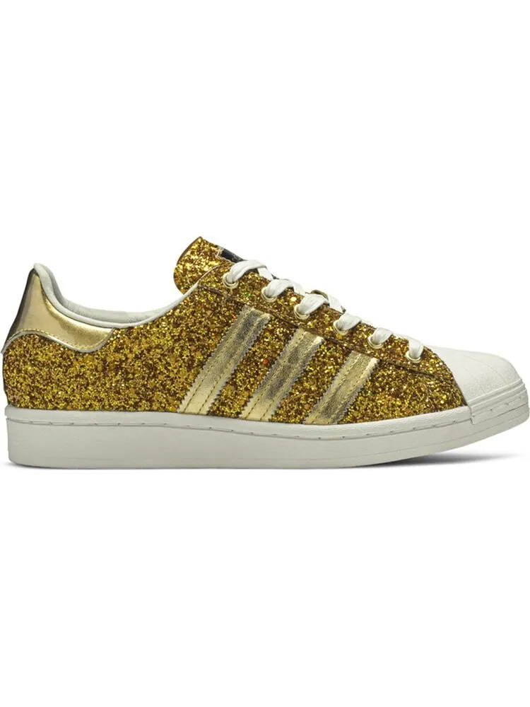 Кроссовки Adidas Wmns Superstar 'Sparkling Gold' — изображение 1 из 8, золото
