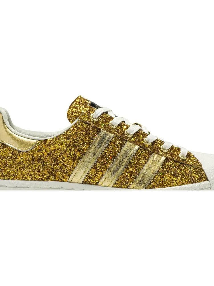 Кроссовки Adidas Wmns Superstar 'Sparkling Gold' — изображение 2 из 8, золото