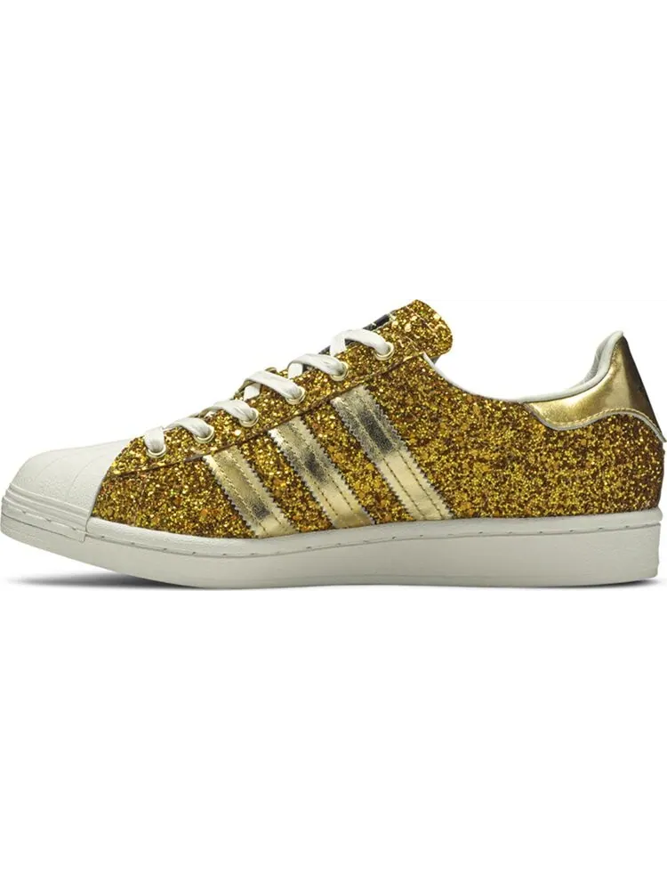 Кроссовки Adidas Wmns Superstar 'Sparkling Gold' — изображение 3 из 8, золото