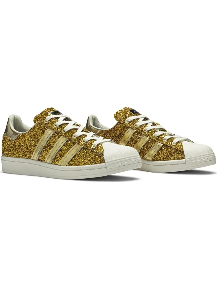 Кроссовки Adidas Wmns Superstar 'Sparkling Gold' — изображение 8 из 8, золото