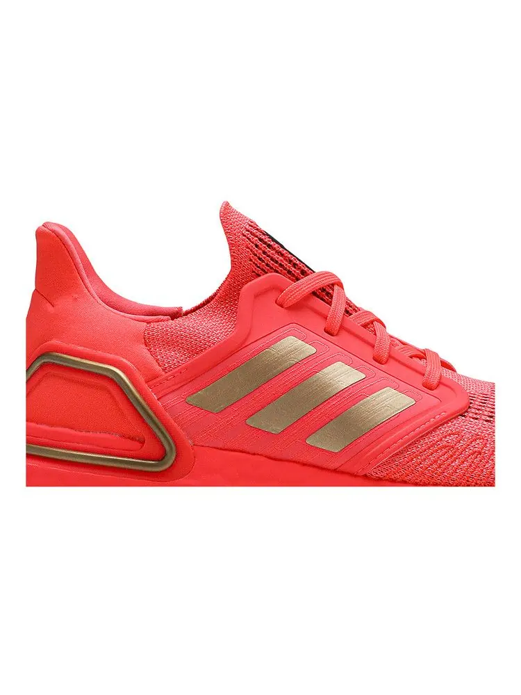 Кроссовки adidas Wmns UltraBoost 20 'Signal Pink' — изображение 3 из 9, розовый/металлик/черный