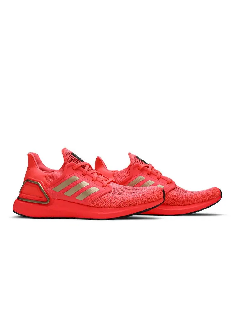 Кроссовки adidas Wmns UltraBoost 20 'Signal Pink' — изображение 9 из 9, розовый/металлик/черный