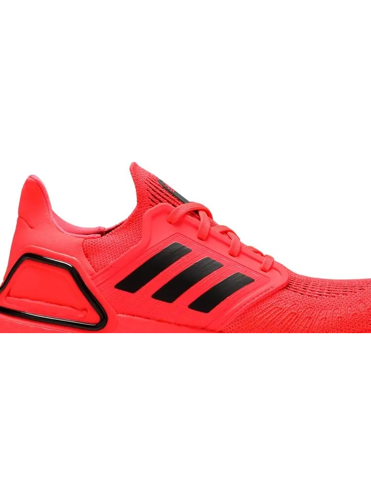 Кроссовки Adidas UltraBoost 20 'Signal Pink' — изображение 2 из 8, розовый