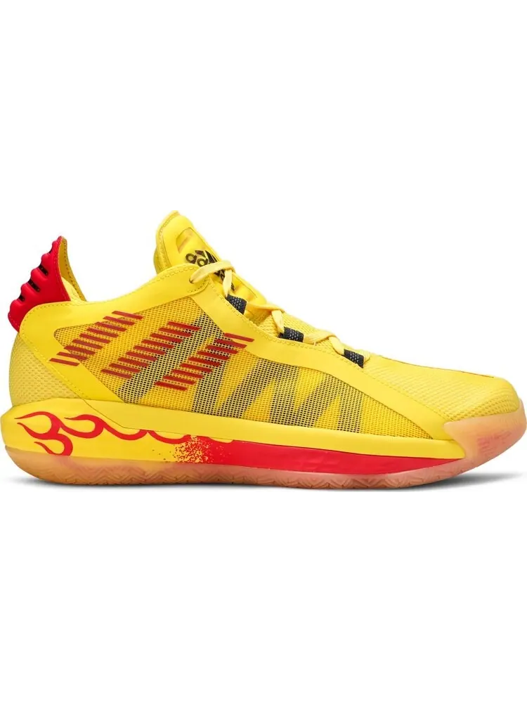 Кроссовки Adidas Dame 6 GCA 'Hot Rod' — изображение 1 из 8, желтый