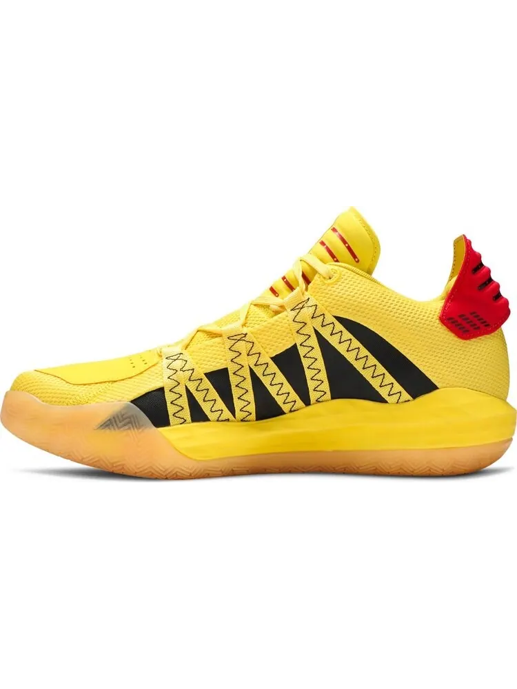 Кроссовки Adidas Dame 6 GCA 'Hot Rod' — изображение 3 из 8, желтый
