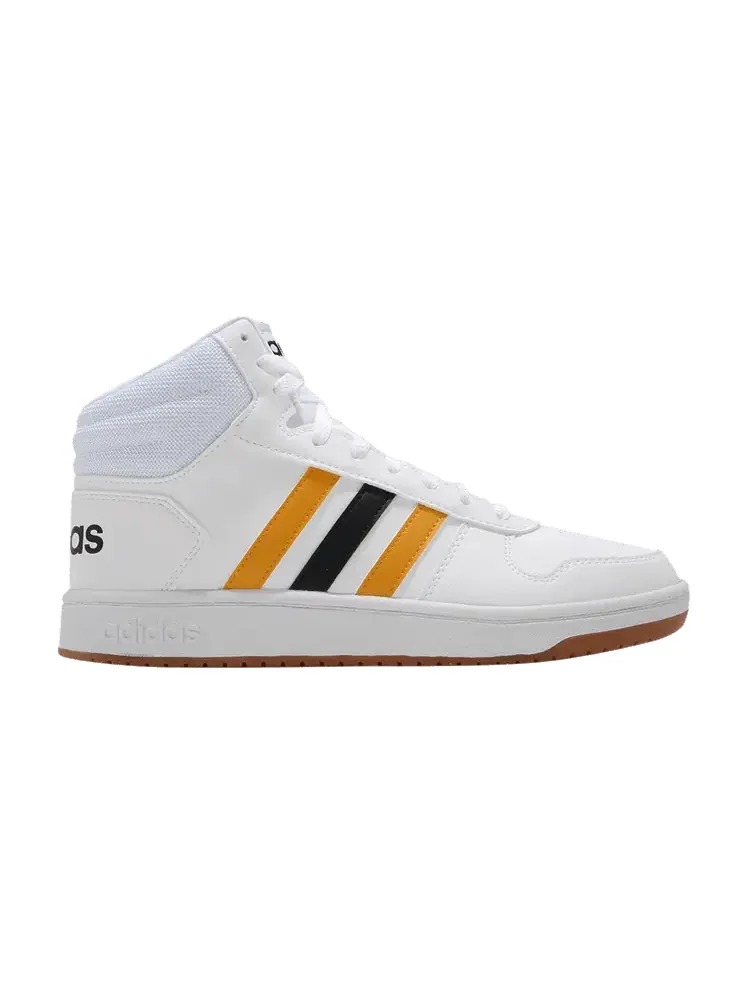 Кроссовки Hoops 2.0 Mid 'White Active Gold' — изображение 1 из 1, белый золотистый