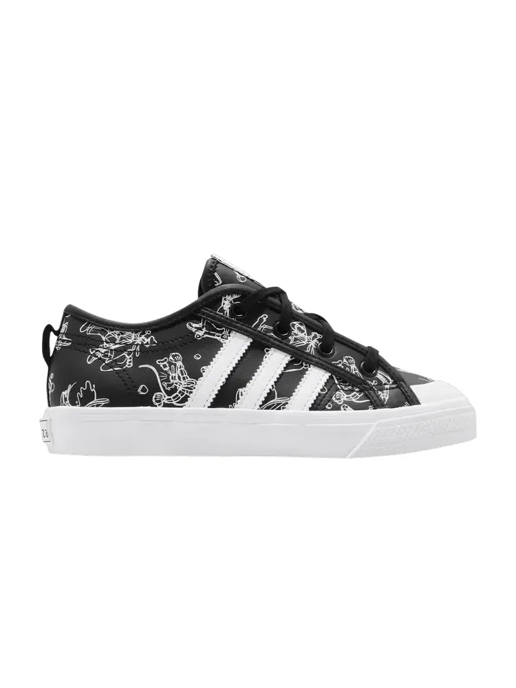 Кроссовки adidas Disney x Nizza Sport J 'Goofy' — изображение 1 из 1, черный/белый/белый