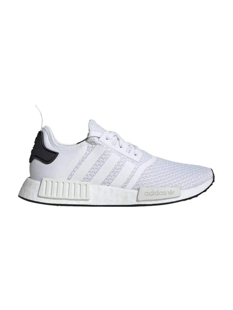 Кроссовки adidas NMD_R1 'White Black' — изображение 1 из 1, белый/белый/черный