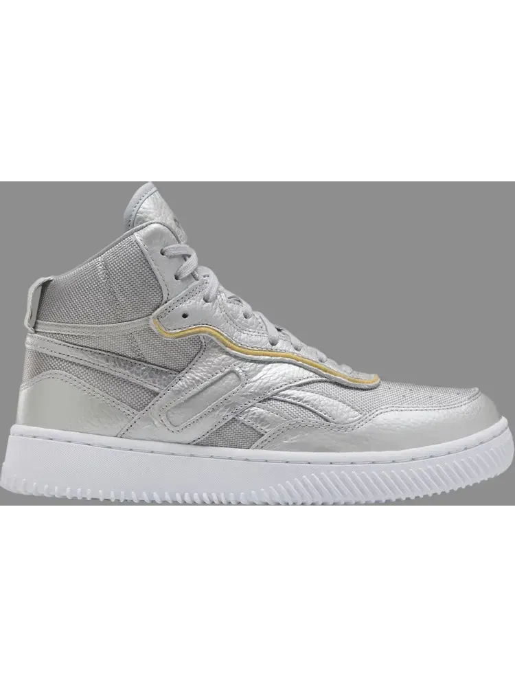 Кроссовки victoria beckham x dual court mid 2 'silver metallic' Reebok — изображение 1 из 1, серебряный