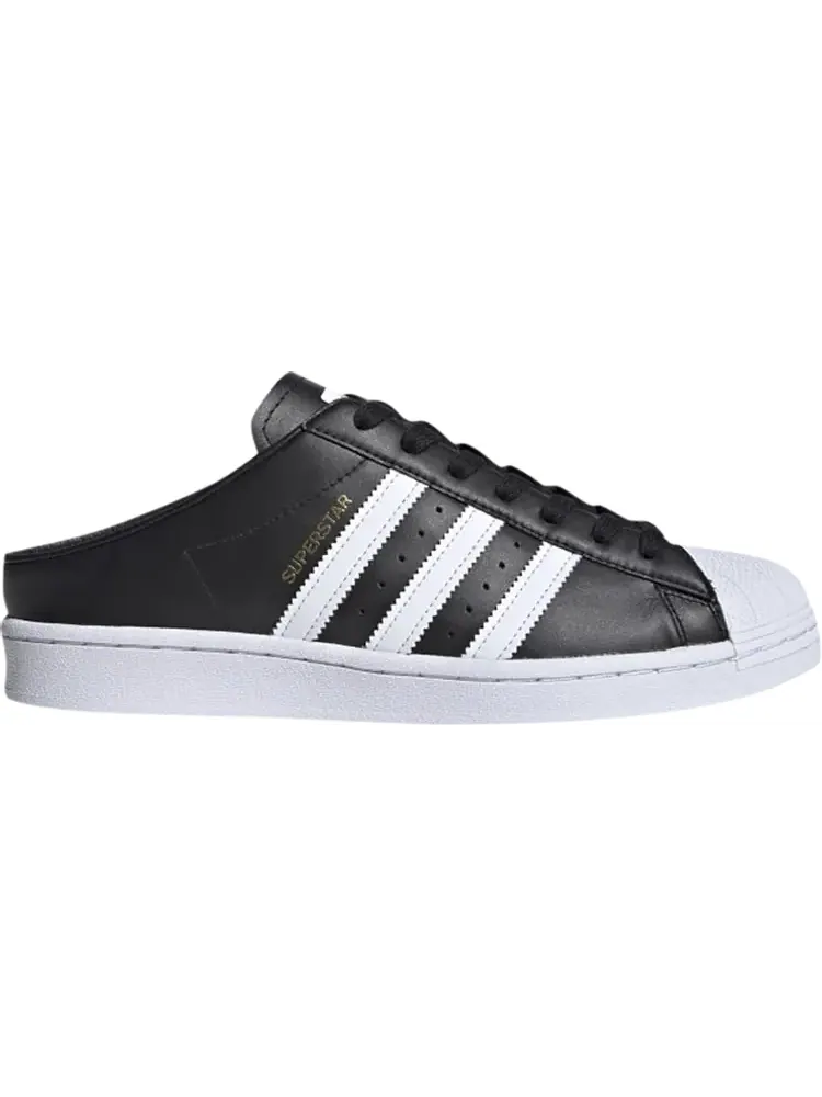 Кроссовки Adidas Superstar Slip-On Backless Mule 'Core Black' — изображение 1 из 1, черный