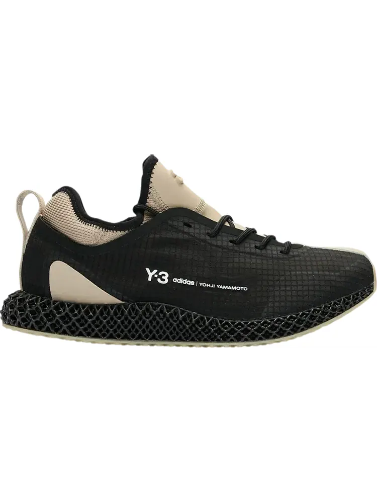 Кроссовки Adidas Y-3 Runner 4D 'Black Sesame' — изображение 1 из 1, черный