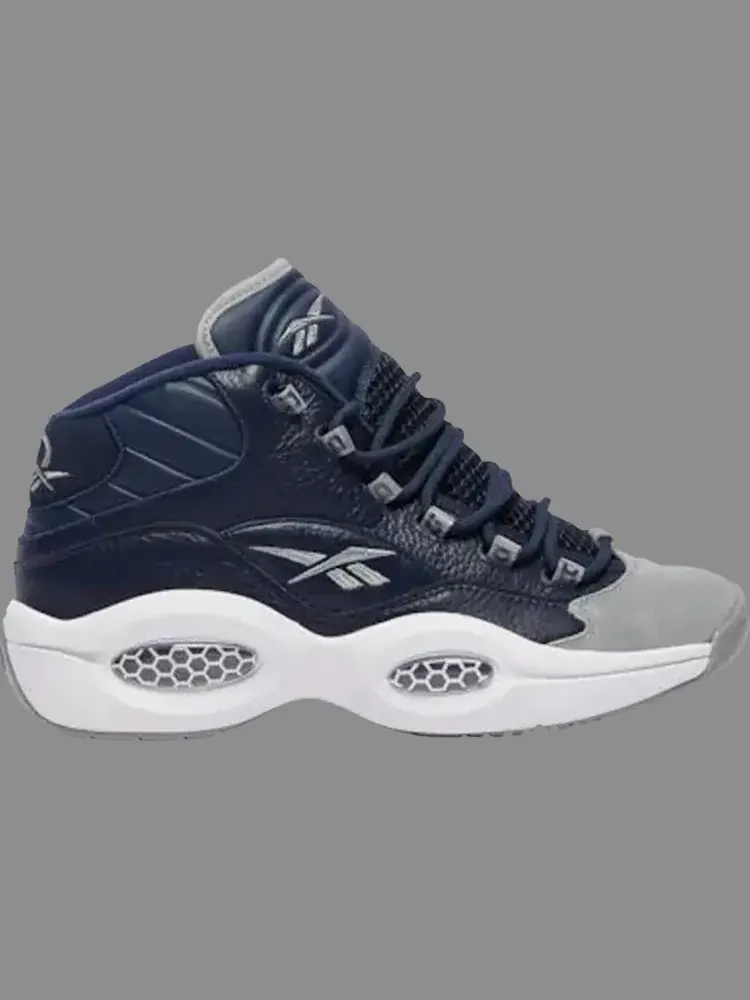 Кроссовки question mid big kids 'georgetown' Reebok — изображение 1 из 1, синий