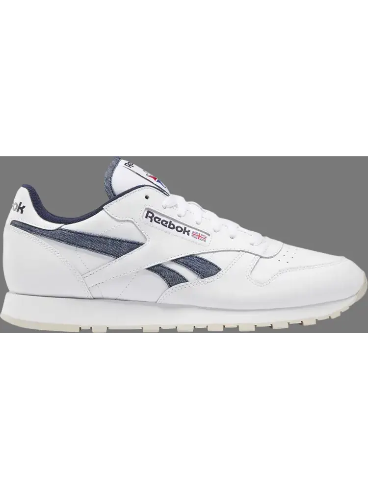 Кроссовки classic leather 'white denim' Reebok — изображение 1 из 1, белый