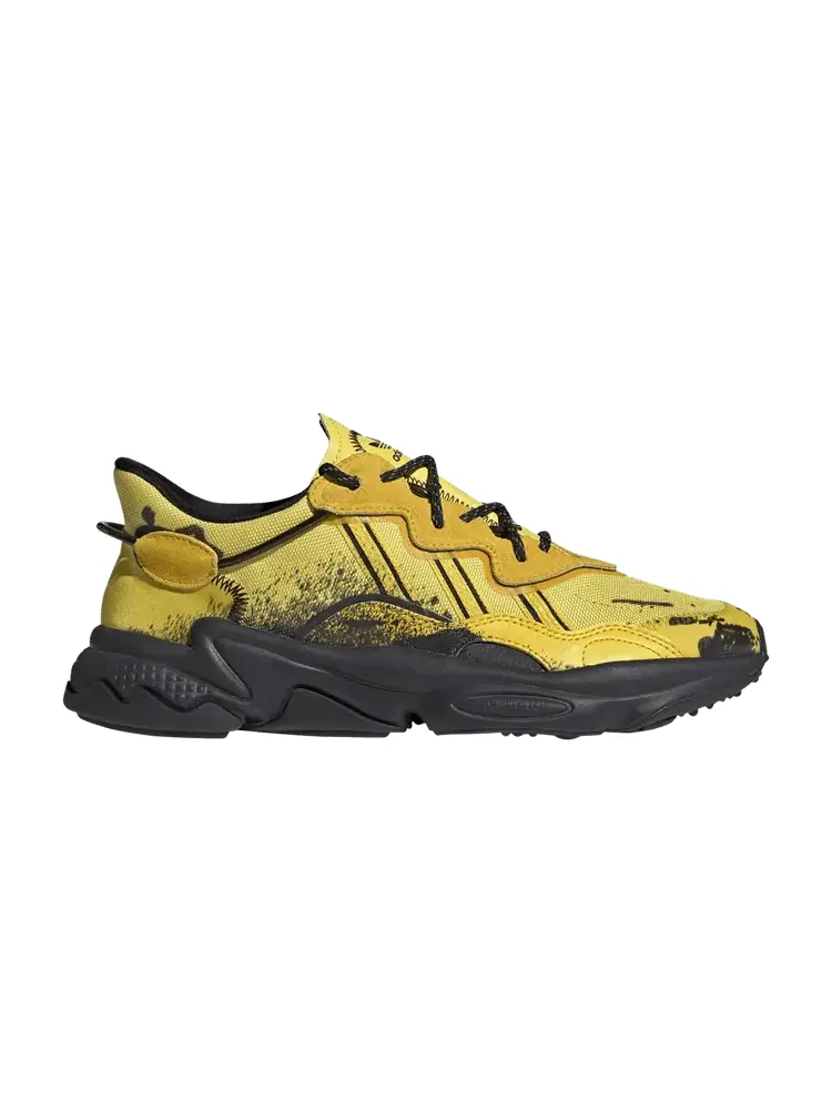 Кроссовки Adidas Angel Chen x Ozweego — изображение 1 из 1, черный желтый