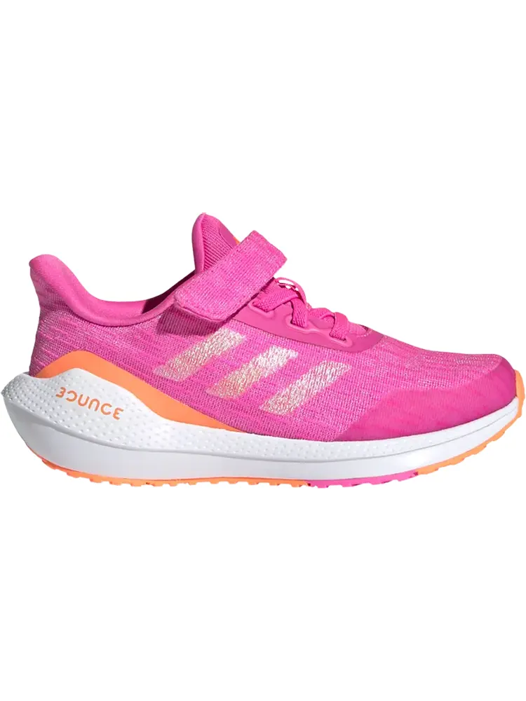 Кроссовки Adidas EQ21 Run Velcro J 'Screaming Pink' — изображение 1 из 1, розовый