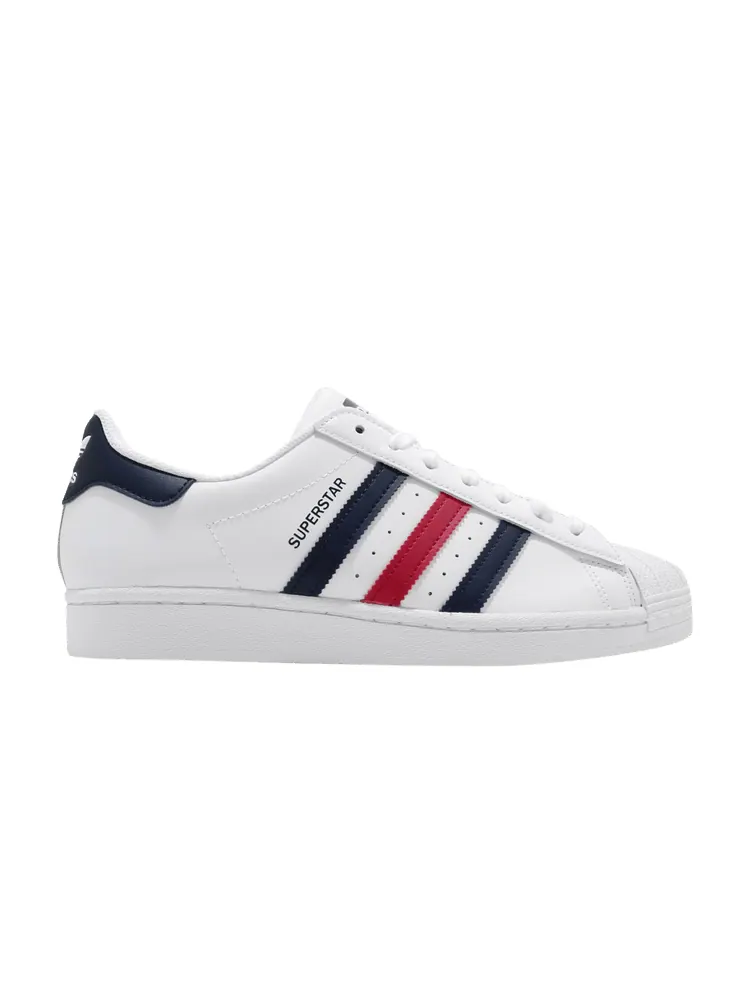 Кроссовки adidas Superstar 'White Scarlet' — изображение 1 из 1, белый//белый