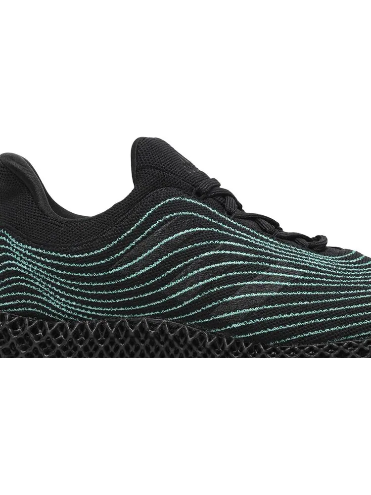 Кроссовки Adidas Parley x Ultra 4D Uncaged 'Black Blue Spirit' — изображение 2 из 8, черный