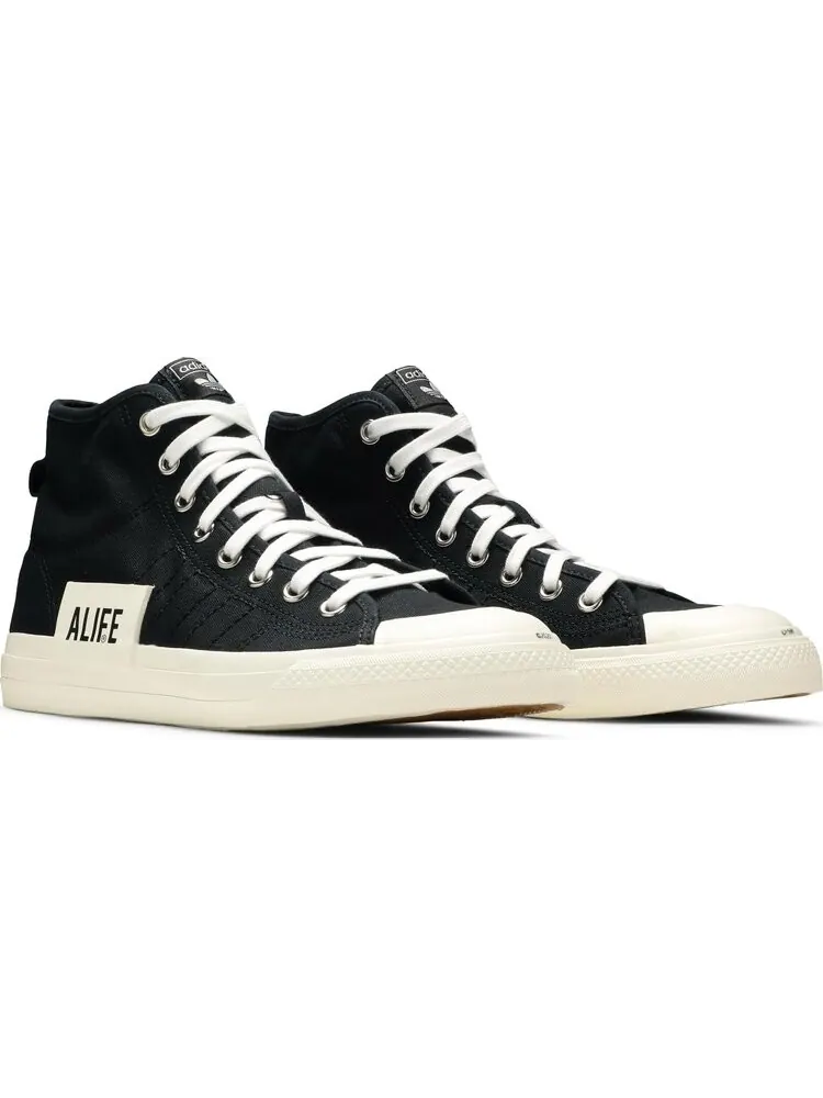 Кроссовки Adidas ALIFE x Nizza High 'Black' — изображение 8 из 8, черный