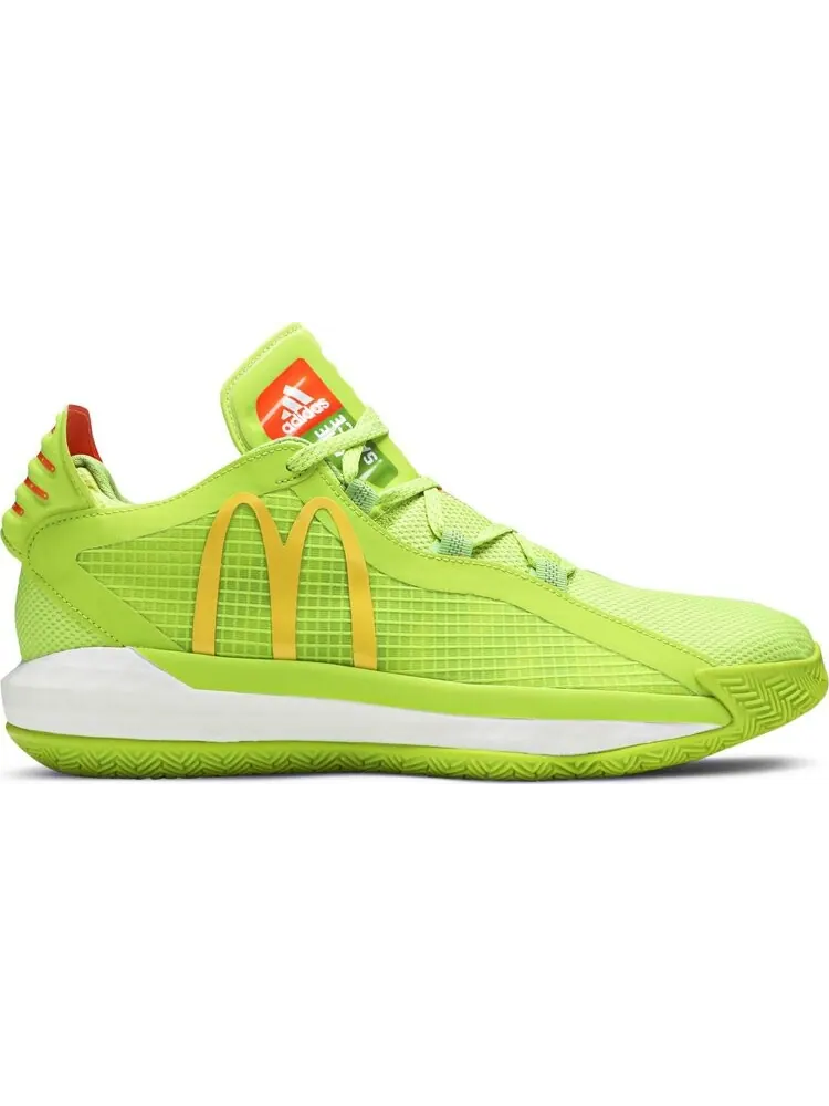Кроссовки Adidas McDonald's x Dame 6 'Dame Sauce' — изображение 1 из 8, зеленый