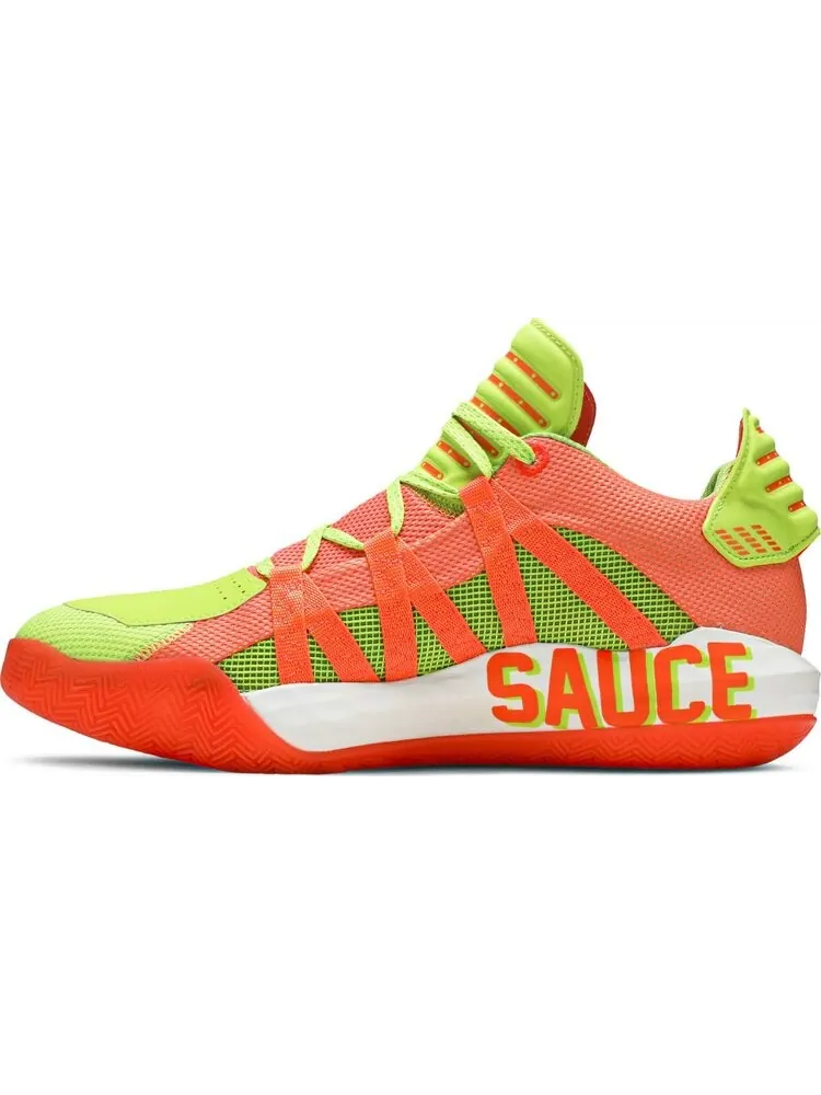 Кроссовки Adidas McDonald's x Dame 6 'Dame Sauce' — изображение 3 из 8, зеленый