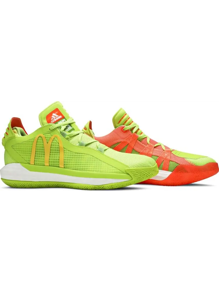 Кроссовки Adidas McDonald's x Dame 6 'Dame Sauce' — изображение 8 из 8, зеленый