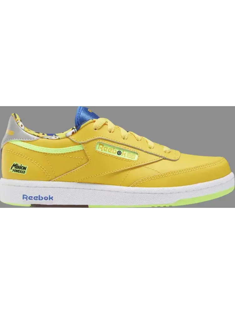 Кроссовки illumination's minions x club c 85 j 'minions' Reebok — изображение 1 из 1, желтый