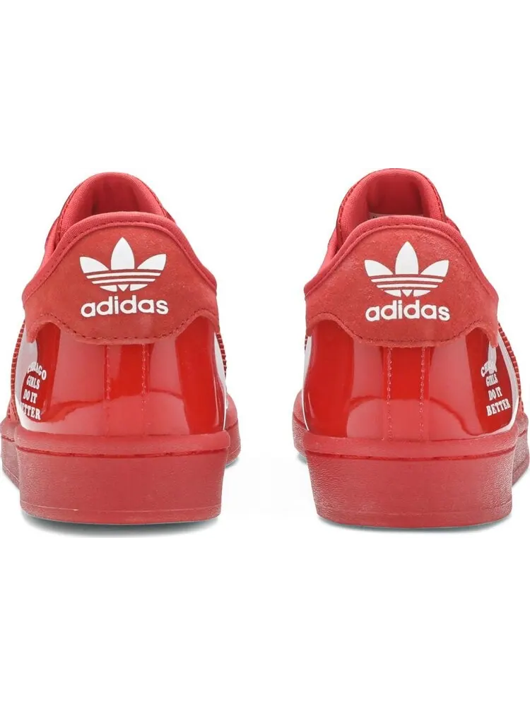 Кроссовки Adidas Fat Tiger Workshop x Superstar 'Chicago Girls Do It Better' — изображение 6 из 8, красный