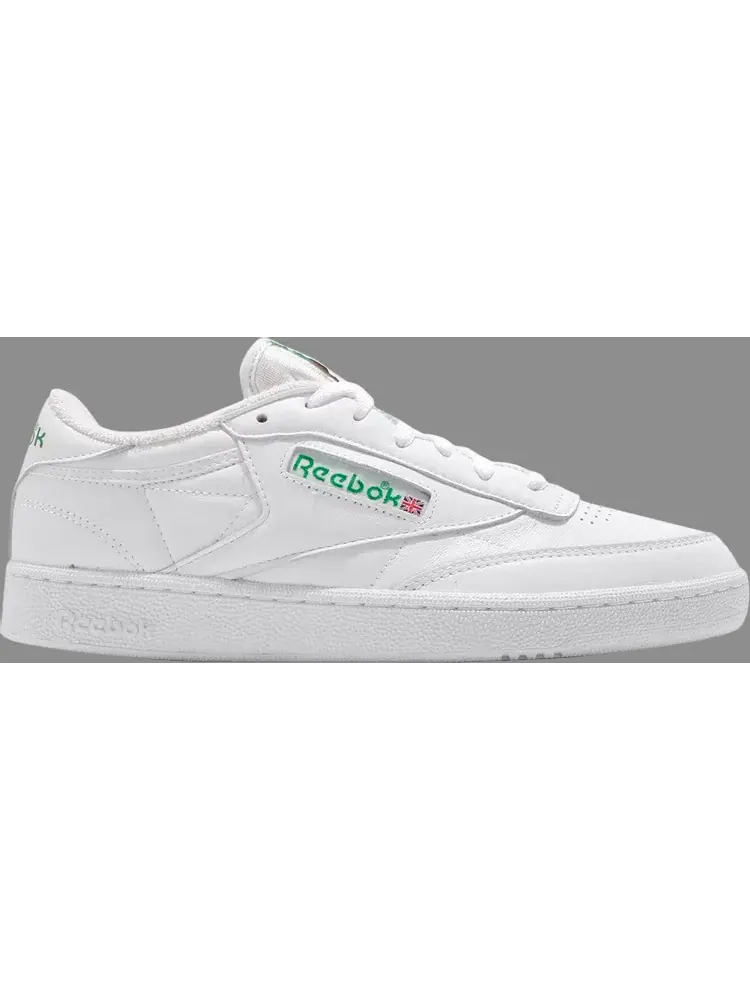 Кроссовки Reebok Club C 85 — изображение 1 из 1, белый/светлый зеленый