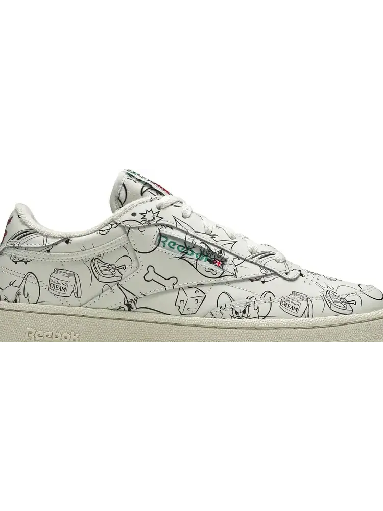 Кроссовки tom & jerry x club c 'sketch' Reebok — изображение 2 из 8, загар