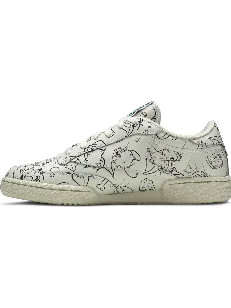 Кроссовки tom & jerry x club c 'sketch' Reebok — изображение 3 из 8, загар