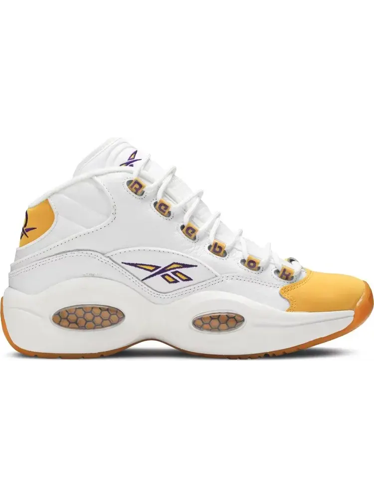 Кроссовки Reebok Question Mid 'Yellow Toe' — изображение 1 из 8, желтый