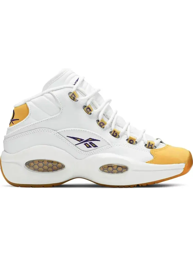 Кроссовки question mid gs 'yellow toe' Reebok — изображение 1 из 8, желтый