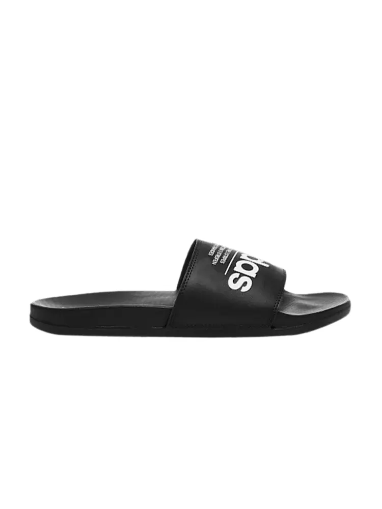 Сандалии adidas Adilette Comfort 'Black' — изображение 1 из 1, черный/белый/черный