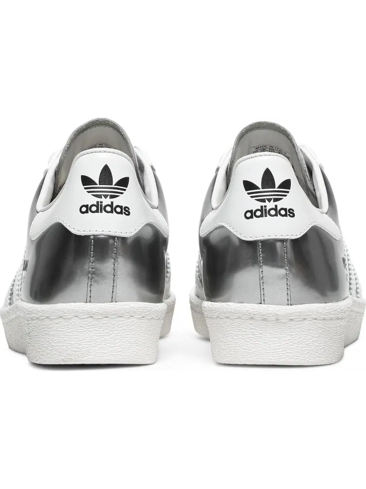 Кроссовки Adidas Prada x Superstar 'Silver Metallic' — изображение 6 из 8, серебряный
