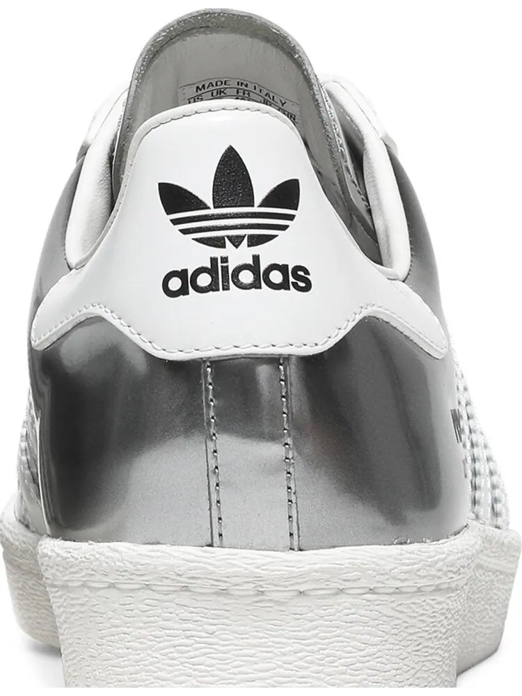 Кроссовки Adidas Prada x Superstar 'Silver Metallic' — изображение 7 из 8, серебряный