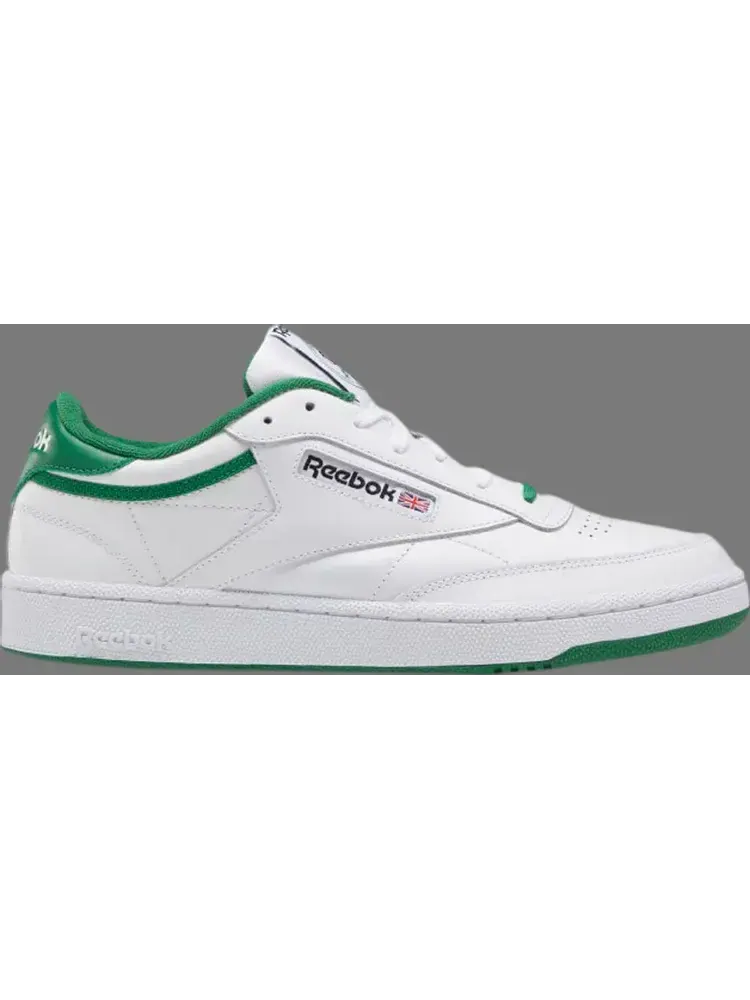 Кроссовки Reebok Club C 85 Leather — изображение 1 из 1, белый-зеленый
