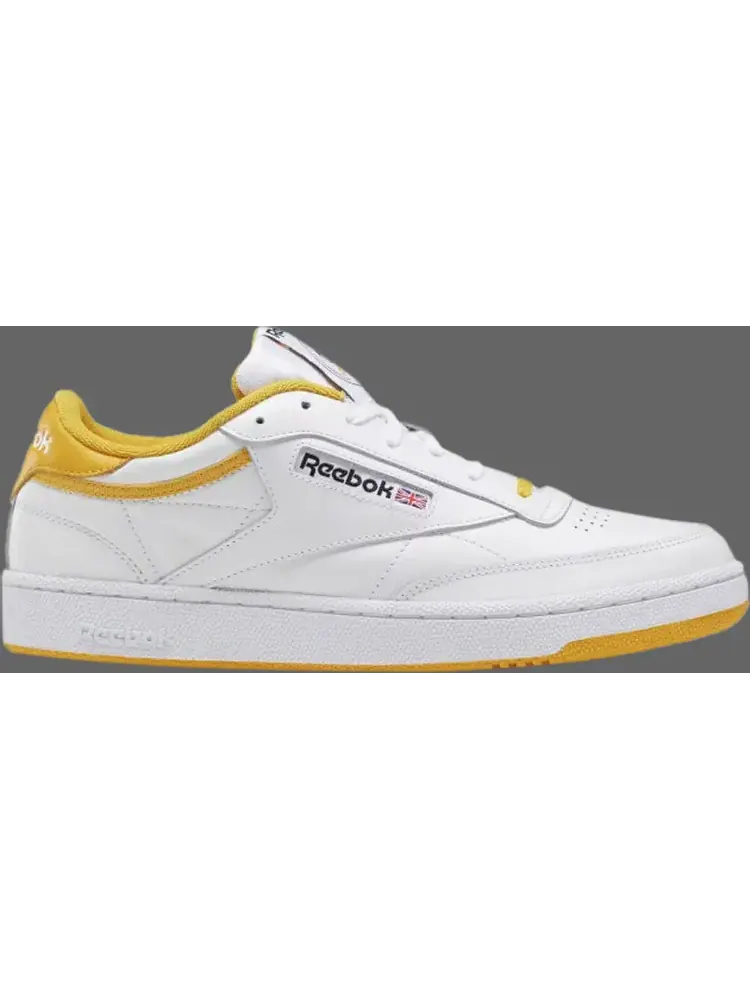 Кроссовки club c 85 'white fierce gold' Reebok — изображение 1 из 1, белый