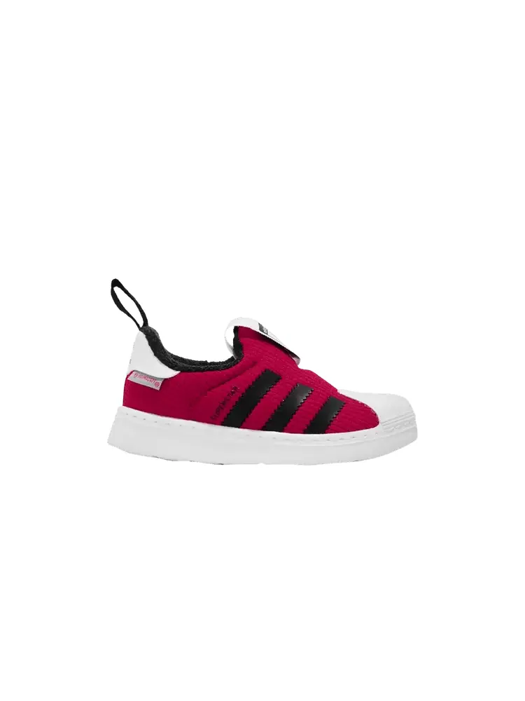 Кроссовки adidas Superstar 360 I 'Scarlet Black' — изображение 1 из 1, черный/белый