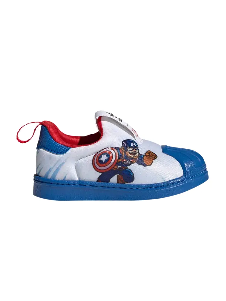Кроссовки Adidas Marvel x Superstar 360 Infant — изображение 1 из 1, белый