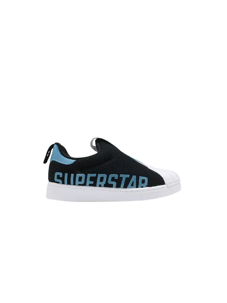 Кроссовки adidas Superstar 360 X Infant 'Black Hazy Blue' — изображение 1 из 1, черный/синий/белый