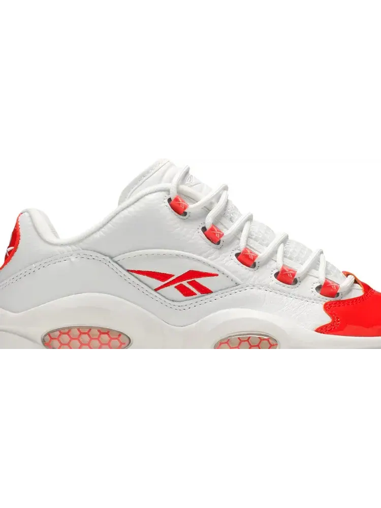 Кроссовки question low patent 'vivid orange' Reebok, апельсин — изображение 2 из 8, оранжевый