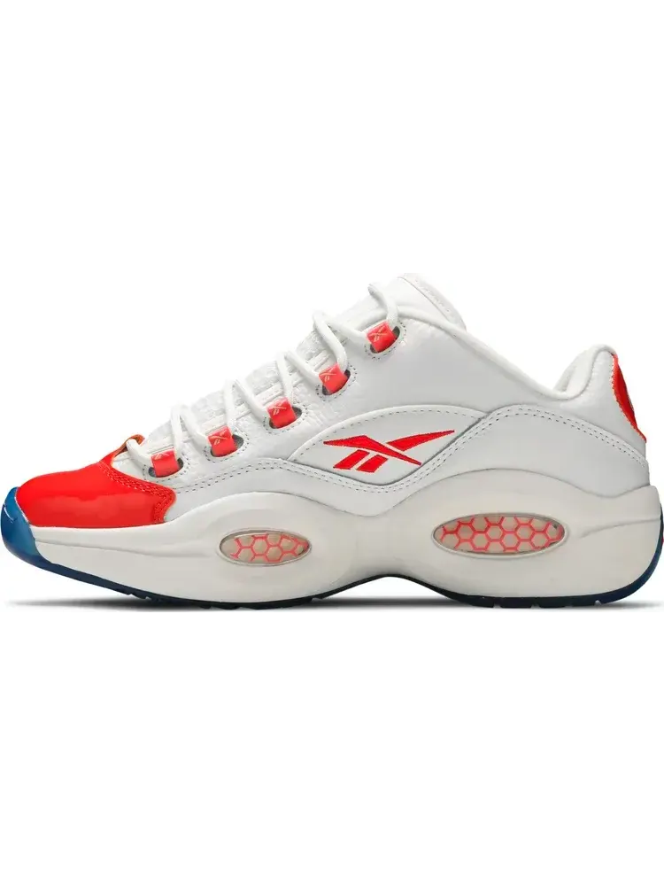 Кроссовки question low patent 'vivid orange' Reebok, апельсин — изображение 3 из 8, оранжевый