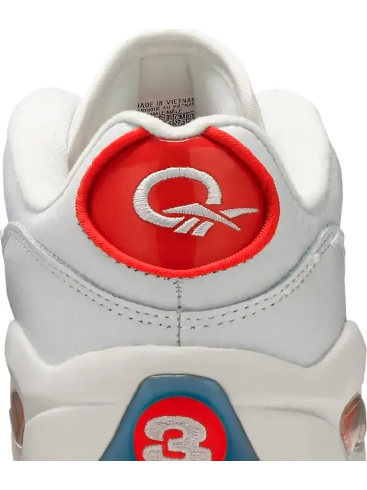 Кроссовки question low patent 'vivid orange' Reebok, апельсин — изображение 7 из 8, оранжевый