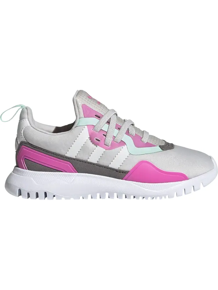 Кроссовки Adidas Flex J 'Grey Screaming Pink' — изображение 1 из 1, серый