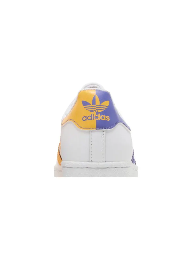 Кроссовки Adidas Superstar, Lakers — изображение 7 из 8, белый