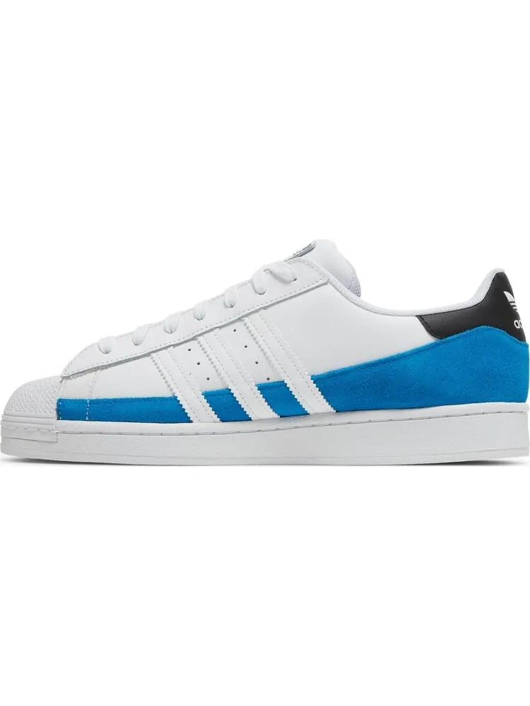 Кроссовки Adidas Superstar 'Bright Blue White' — изображение 3 из 8, синий
