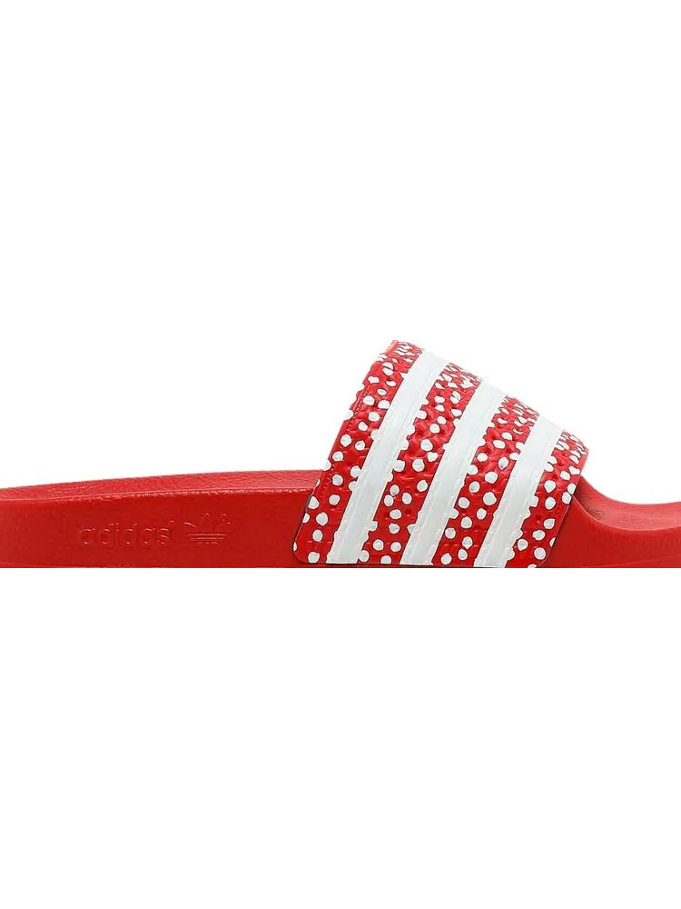 Сандалии Adidas Wmns Adilette Slide 'Polka - Vivid Red' — изображение 2 из 8, красный