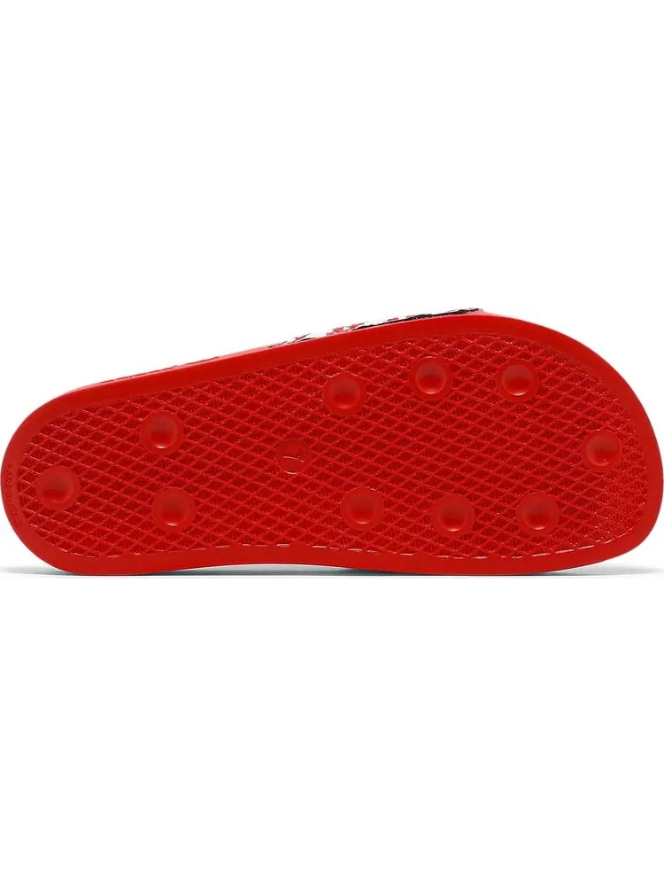 Сандалии Adidas Wmns Adilette Slide 'Polka - Vivid Red' — изображение 4 из 8, красный