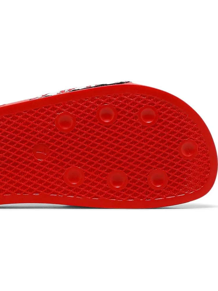 Сандалии Adidas Wmns Adilette Slide 'Polka - Vivid Red' — изображение 5 из 8, красный