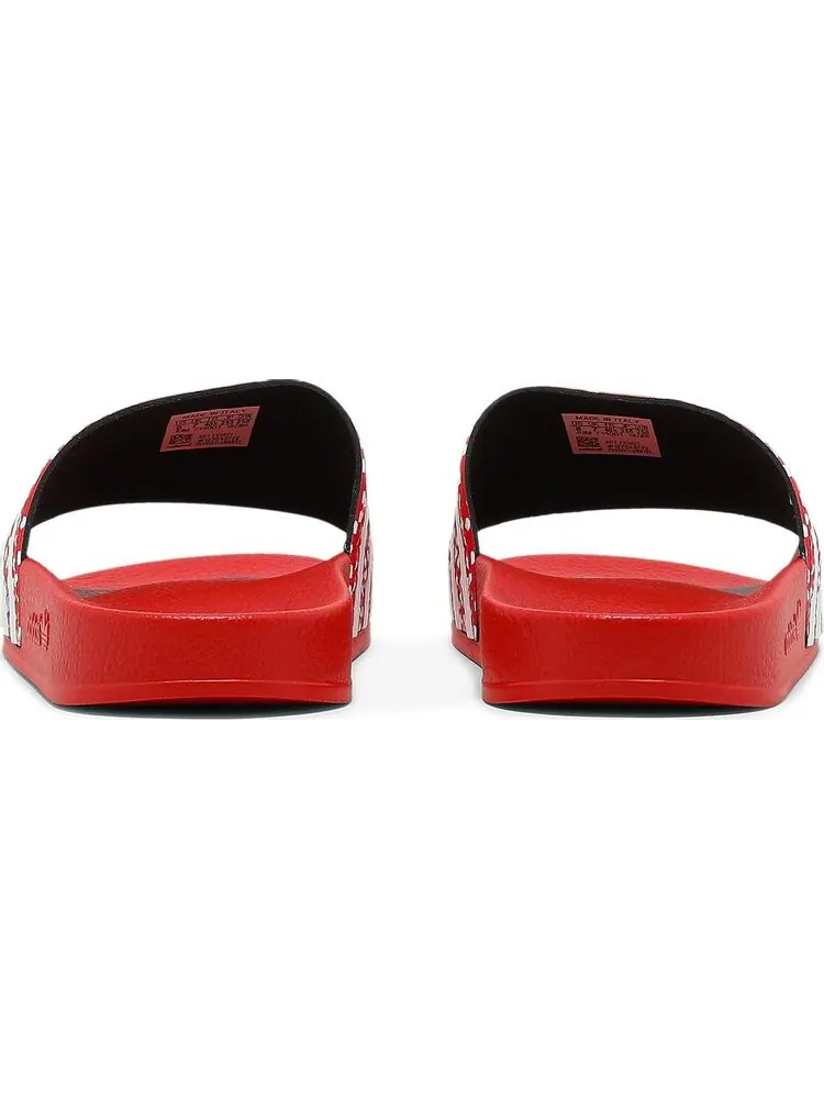Сандалии Adidas Wmns Adilette Slide 'Polka - Vivid Red' — изображение 6 из 8, красный